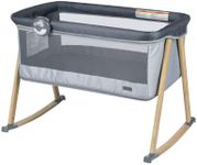 Safety 1st Rest-and-Romp 2-in-1 Bassinet and Play Yard with Soothing Sounds, Lights & Vibration, High Street