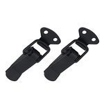 ANJOSHI Toggle Clamp Latch Security Spring Loaded Car Bumper Hook Lock Clips Hasp Kit 2Pack Universal Quick Release Fasteners for Racing Car Truck Bumper Trunk Fender and Hatch Lids Accessories(L)