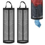 EllaYIDOI Mesh Hanging Storage Dispenser - The plastic bag organizer comes with a handle that can be hung on the wall,hooks or door, saving space and facilitating storage and use