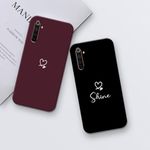 COLORflow Back Cover case Compatible with REALME 6 PRO | Cute Korean Hearts Color Customized Back Cover Compatible with REALME 6 PRO