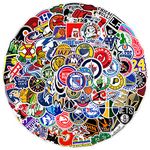 Hockey Basketball Sticker Pack of 100 PVC Waterproof Sports Stickers for Scrapbooking, Car Hockey Helmet Stickers, Laptops,Hockey Basketball Scrapbooking StickersAdult and Teen Boys and Girls Stickers