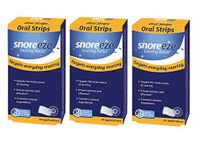 Triple Pack- Snoreeze Snoring Relief Oral Strips 28