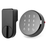 Smabot Smart Lock, A1 + PIN Number Pad, Entrance Auto Lock, Smart Key, Security Prevention, Retrofitable, Smartphone Lock, Unlocked, No Construction Required, Alexa Google Home Voice, Remote Control