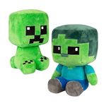 Plush Animal Doll (2PCS), Soft Hug Pillow Zombie Toys, for Video Game Fans