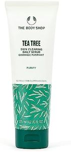 The Body Shop Tea Tree Skin Clearing Daily Face Scrub - Exfoliating and Purifying For Blemished Skin - Vegan - 4.2 Fl Oz