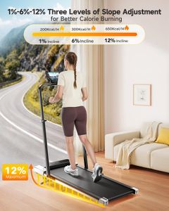 3-in-1 Folding Treadmill – 2.5HP Motor, Compact Home Fitness