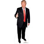 AT TEN Donald Trump Cardboard Cutout Standup-6 Feet Life Size Trump Stand up Cardboard-Great Party Decoration Solid Cardboard Print 75x29 inches