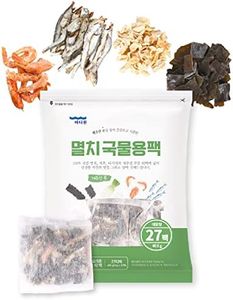 Jeju Island Radish, Korean Dried Seafood Mixed Dashi Pack (15g×27 Packs), 제주 무 다시팩