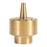 1/4" / 1/2" / 3/4" Fountain Nozzle Heads,Brass Column Multi Direction Jet Pond Fountain Water Spray Sprinkler Head Garden Outdoor Decorations Accessories (3/4")