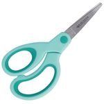 Westcott E-21585 00 Softgrip Kids Scissor Lefty, pointed tip, 5"/13 cm, turquiose