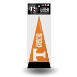 Rico Industries NCAA Tennessee Volunteers 8-Piece 4-Inch by 9-Inch Classic Mini Pennant Décor Set