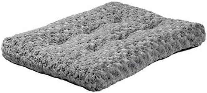 MidWest Homes for Pets Plush Pet Bed | Ombré Swirl Dog Bed & Cat Bed | Gray 17L x 11W x 1.5H - Inches for Toy Dog Breeds, 40618-SGB, 18-Inch