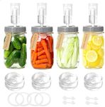 4-Pack Mason Jar Fermentation Kit(J