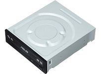 Asus DRW-24F1ST/BLK/B/AS 24X SATA Internal DVD+/-RW Drive Without Software, Black