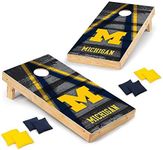 Wild Sports 2' x 4' Wood Tournament Cornhole Set - Direct Printed - Michigan Wolverines- perfect for Backyard, Beach, Park, Tailgates, Outdoors and Indoors