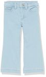 Amazon Essentials Girls' Wide Leg Jeans, Light Blue, 4 Years