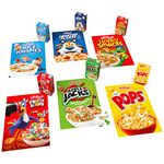 Kellogg's, Fun Pack Puzzles 6 Square Cereal Boxes Bundle Gift Set of Froot Loops, Frosted Flakes, & More, Kids and Adults Aged 4 and up