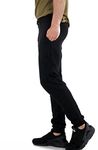 GW CLASSY OUTFIT Men's Tracksuit Bottoms Fleece Trousers Jogger Pants Sweatpants Casual Sports Gym UK Size (S-XL) (S, Black)