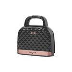 Salter Handbag Toastie Maker - Sandwich Toaster, Non-Stick, Deep Fill Snack Maker, Cook 2 Toasted Sandwiches, 4 Slice Grill Press, Automatic Temperature Control, Cool Touch Handle, 750W