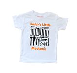 baby wish Birthday T-Shirt for Boy’s and Girl’s T-Shirt Toddler Boys Summer T-Shirts Short Sleeve Top Kids Clothes Baby Boy T-Shirts Daddy's Little Mechanic