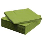 IKEA FANTASTISK - Paper napkin, medium green / - 40x40 cm by Ikea