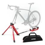 Feedback Sports Omnium Over-Drive Turbo Trainer, Portable Indoor/Outdoor Use Bike Trainer, Progressive Resistance, Zwift Compatible, Lightweight - Includes Travel Bag