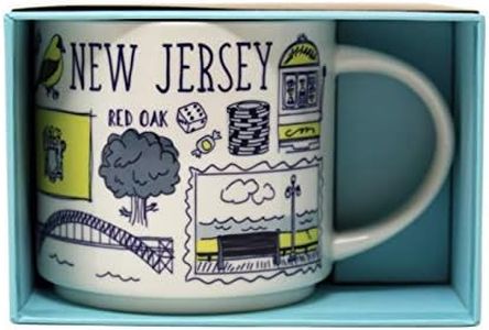 Starbucks Been There Series New Jersey Ceramic Mug, 14 Oz