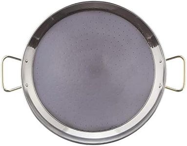 Garcima 16-Inch Stainless Steel Paella Pan, 40 cm