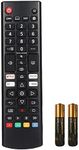 AKB76037601 Universal Remote Control Compatible with LG LED OLED LCD Smart TV, 4K 8K UHD HDTV Smart TV, webOS NanoCell QNED Smart TV with Netflix and Prime Video Keys [ with Batteries ]