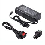 12V 5A Power Supply UK - COLM AC 100-240V 50-60HZ DC 12V 60W Adapter Charger Transformer 5.5x2.5mm DC Output Jack for 5050 3528 LED Strip Light LED Driver CCTV Security System