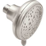 Moen CL26500BN 4-Inch Five-Function Shower Head, Brushed Nickel