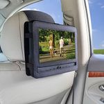 DVD Player Car Holder WANPOOL Car Headrest Mount Holder for 7 Inch Swivel & Flip Portable DVD Player (Not including DVD Player)