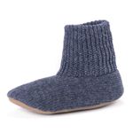 Muk Luks Men's Morty Slipper, Denim, Medium