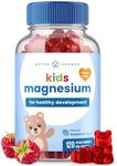 Magnesium For Kids - 120 Count - Sugar Free Calm Magnesium Gummies for Kids - 4 Month Supply - Supports Bone Health, Sleep - Chewable Gummy Vitamin Supplement