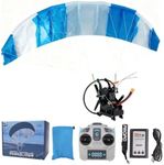 RCTRORCARY 2.4G RC Stunt Paraglider Airplane for Adults, 128cm Wingspan Foldable, High Altitude Stunt Flying Paraglider Gift for Outdoors Flying Adventures, Nylon Canopy - RTF Version
