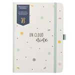 Busy B Baby B Pregnancy Journal with diary, notebook and 4 storage pockets - Cream, Neutral