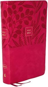NKJV, End-of-Verse Reference Bible, Personal Size Large Print, Leathersoft, Green, Red Letter, Thumb Indexed, Comfort Print: Holy Bible, New King James Version