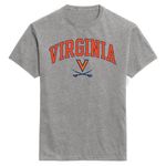 Barnesmith Spirit Logo Adult Unisex Short-Sleeve T-Shirt, Color, Virginia Cavaliers - Charcoal Grey, S