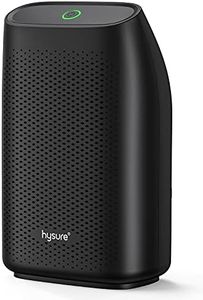 Hysure Dehumidifier,700ml Compact Deshumidificador 1200 Cubic Feet(215 sq ft) Quiet Room Dehumidifier, Portable Dehumidifier Bathroom Dehumidifier for Dorm Room, Baby Room, Home Black