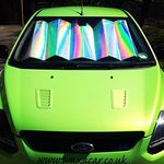 Sumex Car Front Window Windscreen Reflective UV Laser Sun Shade Block Screen (Large - 145 x 70cm)