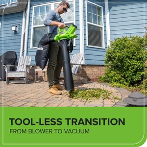 Greenworks Cordless Leaf Blower – Lightweight, Battery Powered