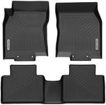 OEDRO Floor Mats Fit for 2014-2020 Nissan Rogue, TPE All-Weather Rogue Accessories Includes 1st and 2nd Row: Front, Rear, Full Set Liners (No Rogue Select and Sport Models), Black