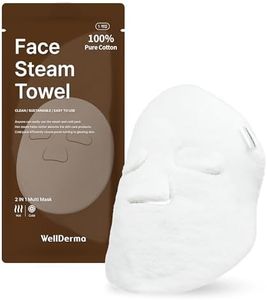 WELLDERMA FACE STEAM & COOLING TOWEL 1EA 100% Pure Cotton