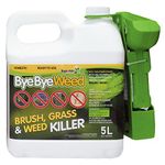 BYEBYE Weed RTU Brush, Grass & Weed Killer with 1 Touch Power Sprayer