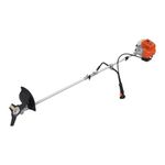 2 Stroke Petrol Strimmer, 42.7cc Gas Powered Weed Wacker, 2 in 1 Cordless Gas String Trimmer, Heavy Duty Garden Brush Cutter with Plastic Handle & Shoulder Strap, for Garden Clearing Weeds Flower Tree