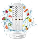 Fabenix Fruit and Vegetable Cleaning Machine, Aquapur Cleaner, USB Wireless Food Purifier, Cleaner Device for Washing Fruits, Vegetables, Rice, Meat Tableware (White) 812 Medium