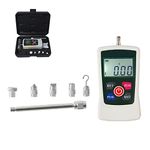 Digital Force Gauge Push and Pull Tester Dynamometer Pressure LCD High Precision Thrust Meter Measuring Instruments of 4 Measurement Units N/Kg/Lb/Oz-50N