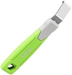 LitKiwi Vinyl Siding Removal Tool,Straight Non-Slip Grip Handled,Silicone Protective Handled,for Installation and Repair Vinyl Sidings Without Damaging Siding,Siding Zipper Tool-Green