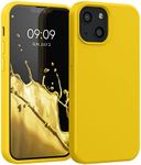 kwmobile Case Compatible with Apple iPhone 13 mini Case - TPU Silicone Phone Cover with Soft Finish - Radiant Yellow