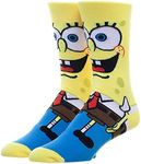 Bioworld Nickelodeon Spongebob Squarepants Casual 360 Character Socks for Men